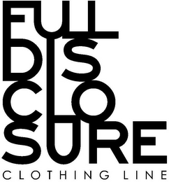 FULL DIS CLO SURE CLOTHING LINE logo