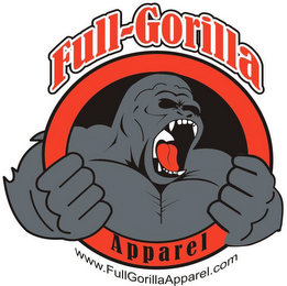 FULL-GORILLA APPAREL WWW.FULLGORILLAAPPAREL.COM logo
