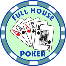 FULL HOUSE POKER A K logo