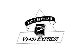 FULL IS FRESH VEND EXPRESS LANCE FRESHNESS logo