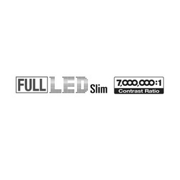 FULL LED SLIM 7,000,000:1 CONTRAST RATIO logo