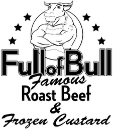 FULL OF BULL FAMOUS ROAST BEEF & FROZEN CUSTARD logo