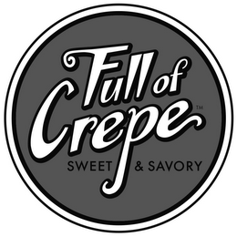 FULL OF CREPE SWEET & SAVORY logo