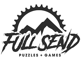 FULL SEND PUZZLES + GAMES logo