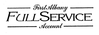 FULL SERVICE FIRST ALBANY ACCOUNT logo