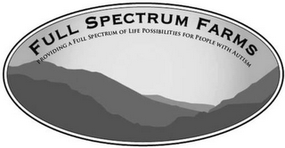 FULL SPECTRUM FARMS PROVIDING A FULL SPECTRUM OF LIFE POSSIBILITIES FOR PEOPLE WITH AUTISM logo