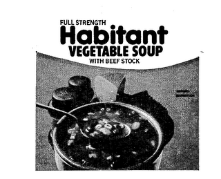FULL STRENGTH HABITANT VEGETABLE SOUP WITH BEEF STOCK logo