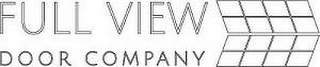 FULL VIEW DOOR COMPANY logo