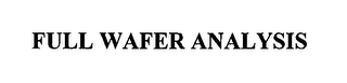 FULL WAFER ANALYSIS logo