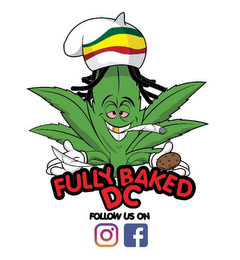 FULLY BAKED DC FOLLOW US ON O° F logo