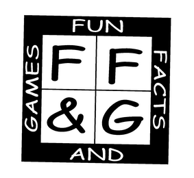 FUN FACTS AND GAMES FF& G logo