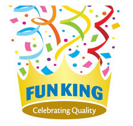 FUN KING CELEBRATING QUALITY logo