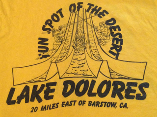 FUN SPOT OF THE DESERT LAKE DOLORES 20 MILE EAST OF BARSTOW, CA logo
