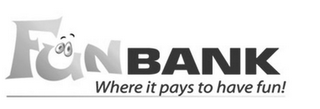 FUNBANK WHERE IT PAYS TO HAVE FUN! logo
