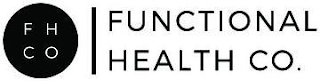 FUNCTIONAL HEALTH CO. F H C O logo