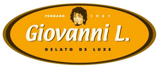FUNDADO 1961 GIOVANNI L. GELATO DE LUXE logo