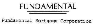 FUNDAMENTAL FUNDAMENTAL MORTGAGE logo