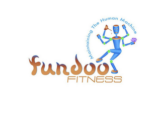 FUNDOO FITNESS MAINTAINING THE HUMAN MACHINE logo