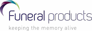 FUNERAL PRODUCTS KEEPING THE MEMORY ALIVE logo