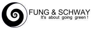 FUNG & SCHWAY IT'S ABOUT GOING GREEN! logo