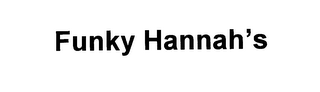 FUNKY HANNAH'S logo