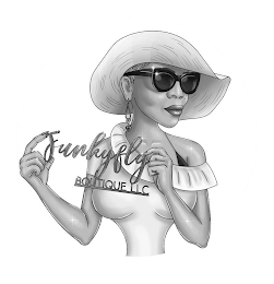 FUNKYFLY BOUTIQUE LLC FF logo