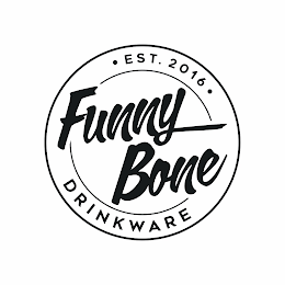 FUNNY BONE DRINKWARE · EST. 2016 · logo