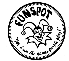 FUNSPOT "WE HAVE THE GAMES PEOPLE PLAY!" logo