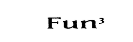 FUN³ logo