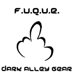 F.U.Q.U.E. DARK ALLEY GEAR logo