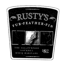 FUR FEATHER FIN logo
