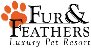 FUR & FEATHERS LUXURY PET RESORT logo