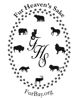 FUR HEAVEN'S SAKE FHS FURBAY.ORG logo