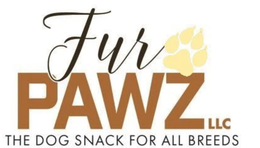 FUR PAWZ LLC THE DOG SNACK FOR ALL BREEDS logo