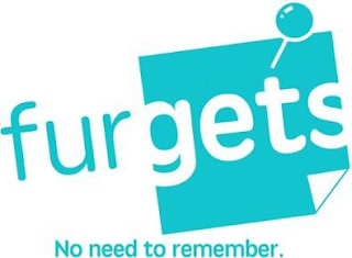 FURGETS NO NEED TO REMEMBER. logo