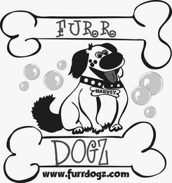 FURR DOGZ WWW.FURRDOGZ.COM HARVEY logo