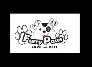 FURRY PAWS LOVE FOR PETS logo