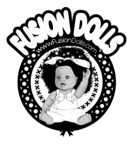FUSION DOLLS WWW.FUSIONDOLLS.COM logo