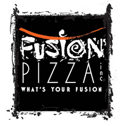 FUSION PIZZA INC WHAT'S YOUR FUSION logo