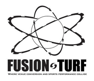 FUSION TURF WHERE VENUE CONVERSION AND SPORTS PERFORMANCE COLLIDE logo