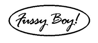 FUSSY BOY! logo