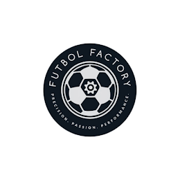 FUTBOL FACTORY PRECISION. PASSION. PERFORMANCE. logo
