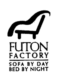 FUTON FACTORY SOFA BY DAY BED BY NIGHT logo
