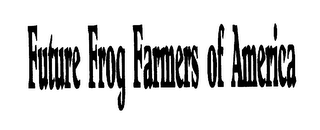 FUTURE FROG FARMERS OF AMERICA logo