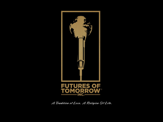 FUTURES OF TOMORROW INC. A TRADITION OF LOVE. A RELIGION OF LIFE. logo