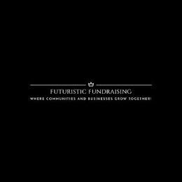 FUTURISTIC FUNDRAISING WHERE COMMUNITIES AND BUSINESSES GROW TOGETHER! logo