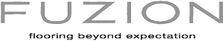 FUZION FLOORING BEYOND EXPECTATION logo