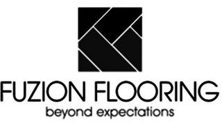 FUZION FLOORING BEYOND EXPECTATIONS logo