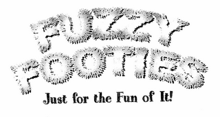 FUZZY FOOTIES JUST FOR THE FUN OF IT! logo