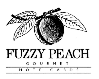 FUZZY PEACH GOURMET NOTE CARDS logo